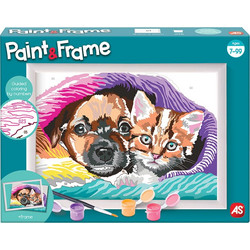 Paint & Frame | Paint by Numbers - Sweet Friendship | Για Ηλικίες 9+ Χρονών