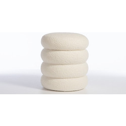 ΜΠΟΥΚΛΕ ΣΚΑΜΠΟ STOOL 35X40 ECRU NEF-NEF HOMEWARE