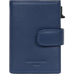 Δερμάτινη Καρτοθήκη Hexagona Μπλε Ρουά με Slide & RFID 29BLU473 - 29473-72