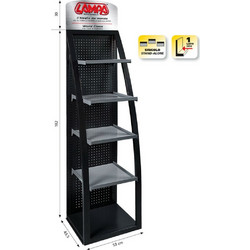 ΕΚΘΕΤΗΣ/ΣΤΑΝΤ ΣΕΤ LAMPA TYPE 1 F12 ΜΕ 4 ΡΑΦΙΑ - 182 cm (ΧΩΡΙΣ ΕΠΙΓΡΑΦΗ)