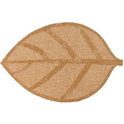 Σουπλά Secret de Gourmet σε σχήμα φύλλου, με διαστάσεις 50x33cm - Brown