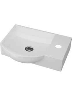 Drop Litos 45 Βρύση Αριστερά - Νιπτήρας Επίπλου 45x32 cm (Ανταλλακτικό)