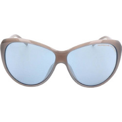 Porsche Design P8602A D Γυναικεία Γυαλιά Ηλίου Oversized Κοκάλινα Ασημί με Μαύρο Polarized Φακό
