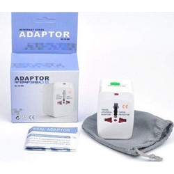 Universal All-in-One (Η.Β. Η.Β. EU AU) Παγκόσμια διεθνής πρίζα προσαρμογέα ταξιδιού Λευκό - OEM