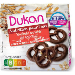 Dukan Μπισκότα Βρώμης Bretzels με Επικάλυψη Σοκολάτα Χωρίς Ζάχαρη 100gr