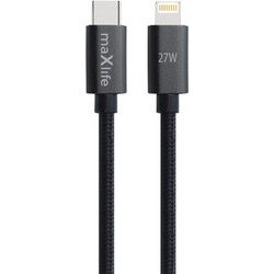 Maxlife MXUC-12 USB-C to Lightning Cable 27W 3m Black