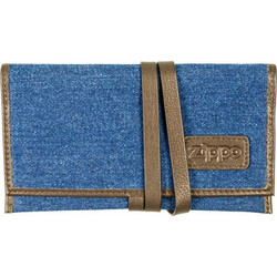 Καπνοθήκη ZIPPO KS jeans/leatherette mocca 2007220