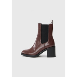 Γυναικείες Hugo μπότες Nalie Eco Leather-Καφέ (50577414 10284949 209 NALIE_CHBOOTIE_SHLT)