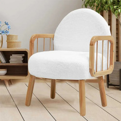 Stewe Home Πολυθρόνα Λευκή 644407