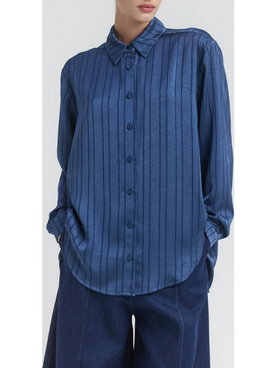 Namaste Γυναικείο Πουκάμισο Μπλε WW0426021-BLUE
