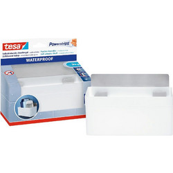 tesa Powerstrips(R) Waterproof Regal Zoom Μεταλλικό - Αδιάβροχη Επιτοίχια Βάση/Ράφι για Μπάνιο