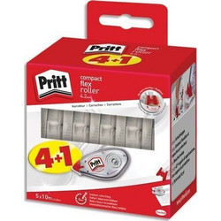 Pritt Korrektur Roller Compact Flex 4.2 EcoPack 4+1 - Σετ ρολών διόρθωσης 4+1