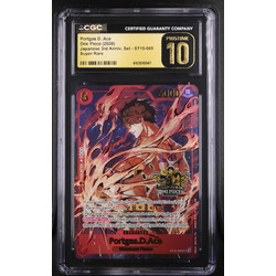 Portgas D. Ace - Japanese 3rd Anniv. Set - ST15-005 - CGC PRISTINE 10