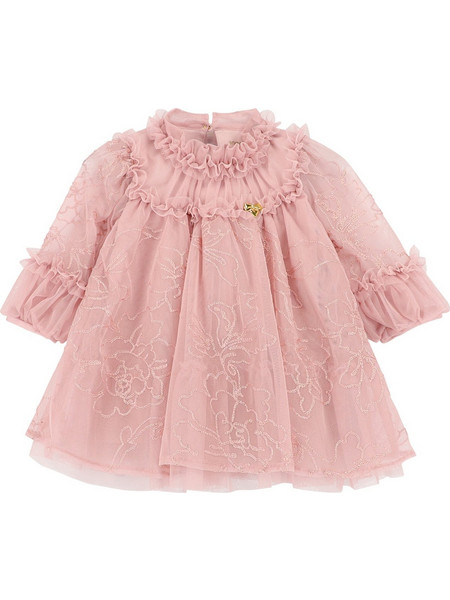 Angels Face Φόρεμα Nadiya Stitch Embroidery Baby Dress NADIYA-B-VRS-858642 Ροζ Κορίτσι
