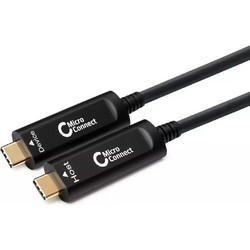 MicroConnect Μετατροπέας Καλώδιο USB C male σε USB C Μαύρο 15 m