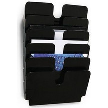Δίσκοι Εγγράφων Durable brochure dispenser Querformat Flexiplus 6 A4 Black
