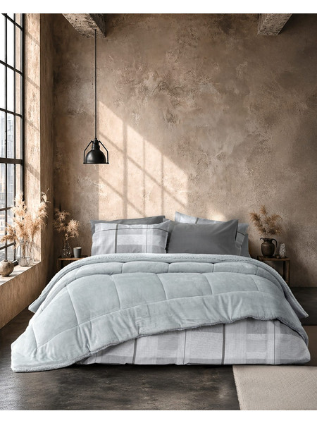 Nima Κουβερτοπάπλωμα Μονό 160x220 Cira Light Gray
