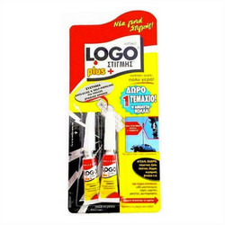 Logo Κόλλα Gel Στιγμής Plus Μικρού Μεγέθους 2τμχ 2gr
