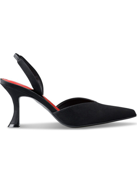Envie Shoes Γόβες Slingback με Λεπτό Ψηλό Τακούνι Μαύρες E02-24711-34