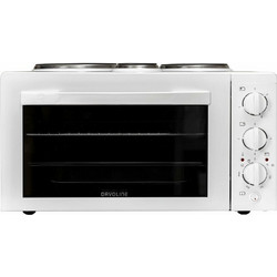 Davoline Star 4508WH Ηλεκτρικό Φουρνάκι 38lt με 3 Εστίες και Grill