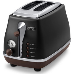Delonghi CTOV 2103 BK Φρυγανιέρα 2 Θέσεων 900W