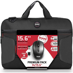 Port Designs 501873 Τσάντα Laptop Ώμου 15.6" Black