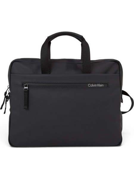 Calvin Klein - Ανδρική Τσάντα Laptop Rubberized Slim Conv Laptop K50K510796-BAX Μαύρο