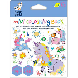Haku Yoka Μπλοκ Ζωγραφικής Mini Colouring Book Unicorn