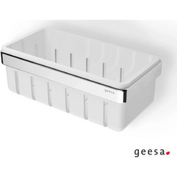 Σπογγοθήκη-Μπουκαλοθήκη Frame Geesa Chr/White Matt