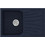 Sanitec Classic 327 Ένθετος Νεροχύτης Γρανίτη Αντιστρεφόμενος Ματ Granite Blue 78x50cm