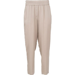 Philosophy Satin Ecovero Jogger Παντελόνι Μπεζ TR44491