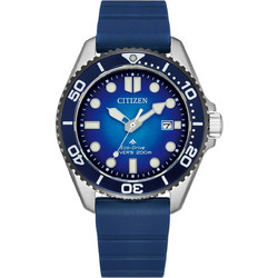 Citizen Promaster Diver Eco-Drive Ανδρικό Ρολόι με Μπλε Καουτσούκ Λουράκι BN0267-04L