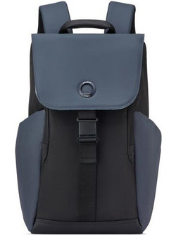 Delsey Securflap Σακίδιο Πλάτης Μαύρο