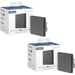 SMART HOME WIRED SWITCH SINGLE/GREY WS-EUK01-G AQARA
