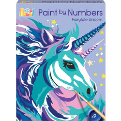 HappiHobbi Paint By Numbers Fairytale Unicorn