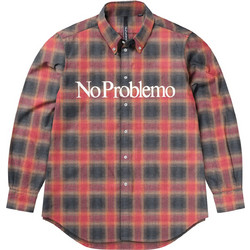 No Problemo Plaid LS Shirt Ανδρικό Πουκάμισο Κόκκινο