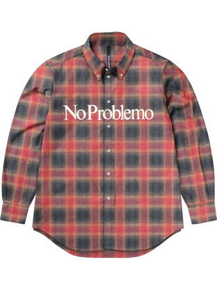 No Problemo Plaid LS Shirt Ανδρικό Πουκάμισο Κόκκινο