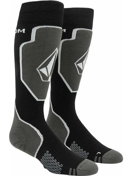 Volcom Shield Wool Blend Ανδρικές Κάλτσες Ψηλές Μαύρες J6352600