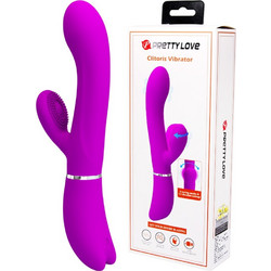 Pretty Love Clitoris Vibrator Δονητής Rabbit Μωβ