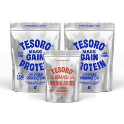3KG (2x1,5) Πρωτεΐνη Όγκου & 350g BCAA 4:1:1