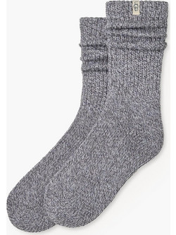 UGG Tyla Slouchy Crew II Γυναικείες Κάλτσες Γκρι 1173790-0088