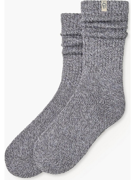 UGG Tyla Slouchy Crew II Γυναικείες Κάλτσες Γκρι 1173790-0088