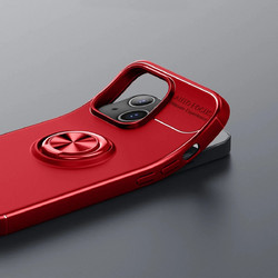 Ancus AutoFocus ShockProof Ring Holder Back Cover Red (iPhone 13 mini)