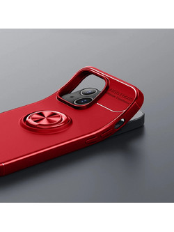 Ancus AutoFocus ShockProof Ring Holder Back Cover Red (iPhone 13 mini)