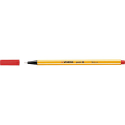 Stabilo Μαρκαδόρος 88 Red 10 Τεμάχια