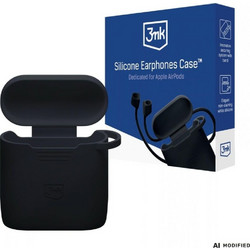 3mk Silicone Θήκη Σιλικόνης για Apple AirPods 4 Μαύρη