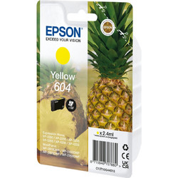 Epson 604 Yellow Μελάνι Εκτυπωτή Inkjet