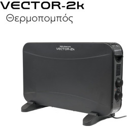 Telemax Vector 2K Θερμοπομπός Δαπέδου 2000W με Θερμοστάτη