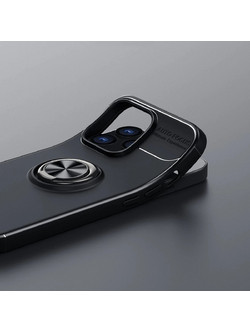 Ancus AutoFocus Shock Proof Ring Holder Back Cover Black (iPhone 13 Pro)