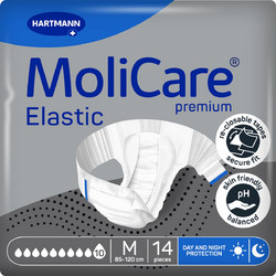 Hartmann MoliCare Premium Elastic Medium Πάνες Ακράτειας 10 Σταγόνες 14τμχ